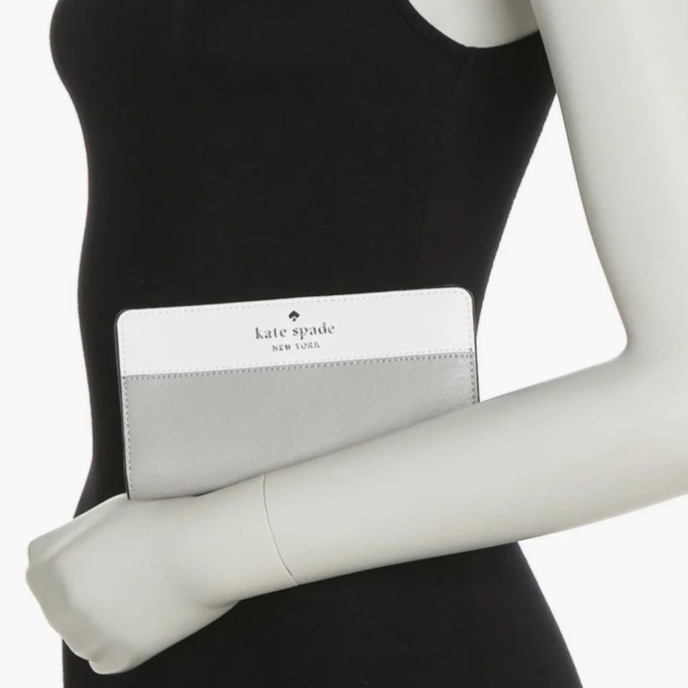 Kate Spade Staci Colorblock Large Slim Wallet - Picture 2 of 10